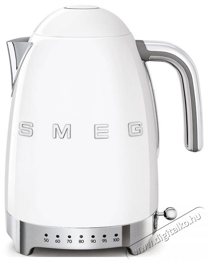 Smeg 50's Retro Style 1,7 l LED kijelző feh&eacute;r Konyhai term&eacute;kek - V&iacute;zforral&oacute; / teafőző - 513221
