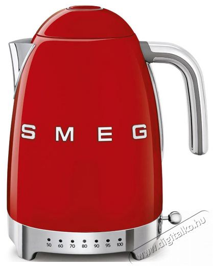 Smeg 50's Retro Style 1,7 l LED kijelző piros Konyhai term&eacute;kek - V&iacute;zforral&oacute; / teafőző - 513231