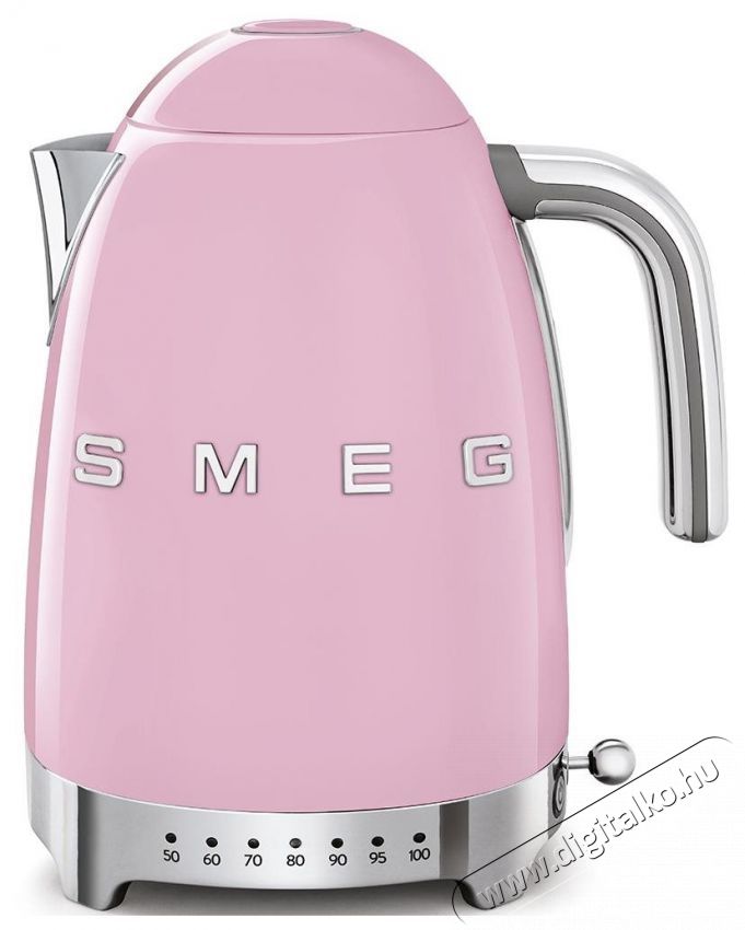 Smeg 50's Retro Style 1,7 l LED kijelző r&oacute;zsasz&iacute;n Konyhai term&eacute;kek - V&iacute;zforral&oacute; / teafőző - 513250