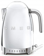 Smeg 50's Retro Style 1,7l LED-es kijelző rozsdamentes ac&eacute;lb&oacute;l - Konyhai term&eacute;kek - V&iacute;zforral&oacute; / teafőző - 513241