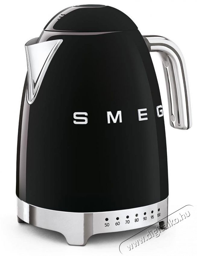 Smeg 50's Retro Style 1,7l LED kijelző, fekete Konyhai term&eacute;kek - V&iacute;zforral&oacute; / teafőző - 513227