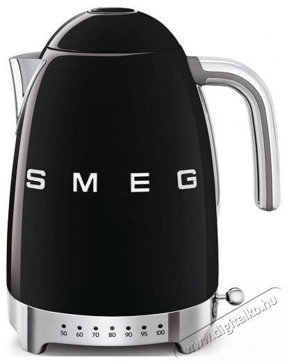 Smeg 50's Retro Style 1,7l LED kijelző, fekete Konyhai term&eacute;kek - V&iacute;zforral&oacute; / teafőző - 513227