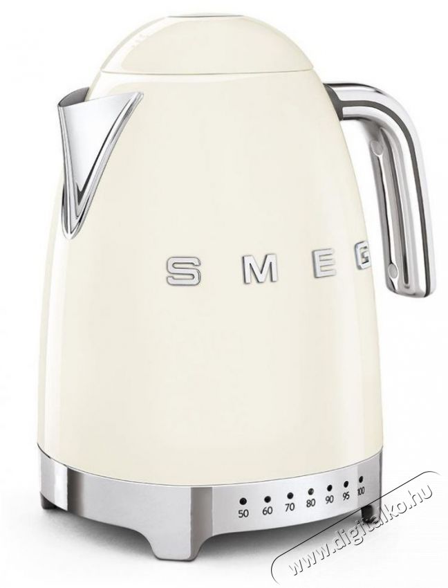 Smeg 50's Retro Style 1,7l LED kijelző kr&eacute;msz&iacute;nű Konyhai term&eacute;kek - V&iacute;zforral&oacute; / teafőző - 513224