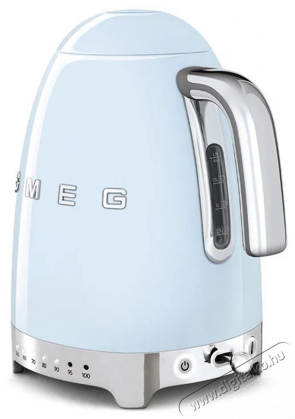 Smeg 50's Retro Style 1,7l LED kijelző pasztellk&eacute;k Konyhai term&eacute;kek - V&iacute;zforral&oacute; / teafőző - 513233