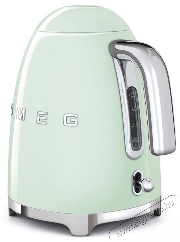 Smeg 50's Retro Style 1,7l pasztellz&ouml;ld Konyhai term&eacute;kek - V&iacute;zforral&oacute; / teafőző - 513249