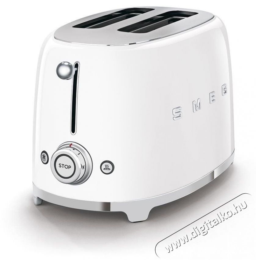 Smeg 50's Retro Style 2x2 feh&eacute;r 950W Konyhai term&eacute;kek - Konyhai kisg&eacute;p (s&uuml;t&eacute;s / főz&eacute;s / hűt&eacute;s / &eacute;telk&eacute;sz&iacute;t&eacute;s) - Keny&eacute;rpir&iacute;t&oacute; - 520631