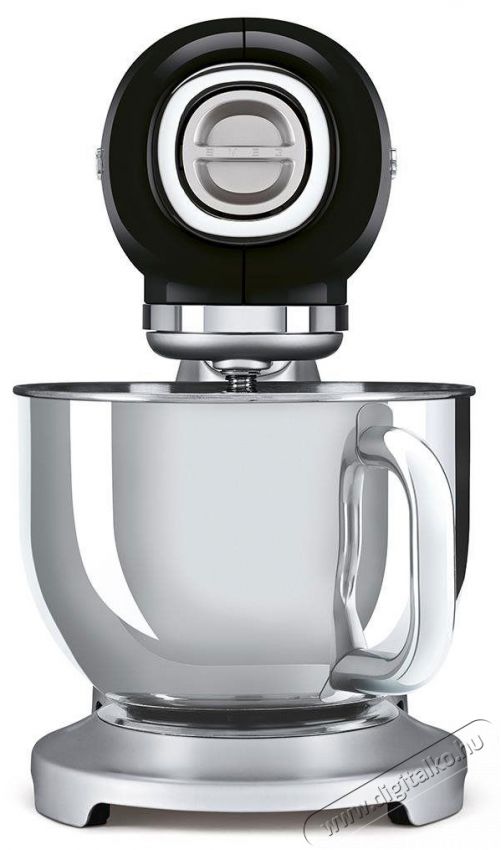 Smeg 50 s Retro Style 4,8 l fekete, rozsdamentes ac&eacute;l talppal Konyhai term&eacute;kek - Konyhai kisg&eacute;p (elők&eacute;sz&iacute;t&eacute;s / feldolgoz&aacute;s) - Konyhai robotg&eacute;p - 530374
