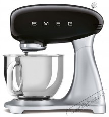 Smeg 50 s Retro Style 4,8 l fekete, rozsdamentes ac&eacute;l talppal Konyhai term&eacute;kek - Konyhai kisg&eacute;p (elők&eacute;sz&iacute;t&eacute;s / feldolgoz&aacute;s) - Konyhai robotg&eacute;p - 530374