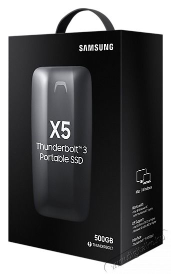 SAMSUNG SAMSUNG Hordozhat&oacute; SSD X5 Thunderbolt&trade;3 500GB 	 Egy&eacute;b - Nem forgalmazzuk ! - 486962