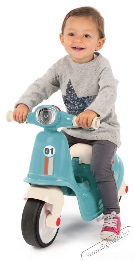 Smoby Ride-on robog&oacute; - Corolle, k&eacute;k H&aacute;ztart&aacute;s / Otthon / K&uuml;lt&eacute;r - J&aacute;t&eacute;k / Sport - Szabadt&eacute;ri j&aacute;t&eacute;k - 535730