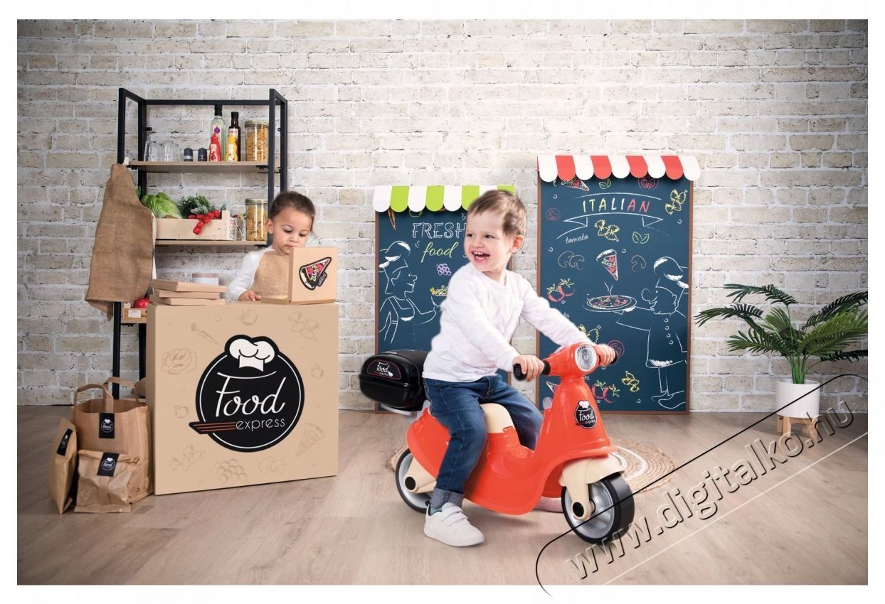 Smoby Ride-on robog&oacute; - &Eacute;lelmiszer-sz&aacute;ll&iacute;t&oacute; H&aacute;ztart&aacute;s / Otthon / K&uuml;lt&eacute;r - J&aacute;t&eacute;k / Sport - Szabadt&eacute;ri j&aacute;t&eacute;k - 535731