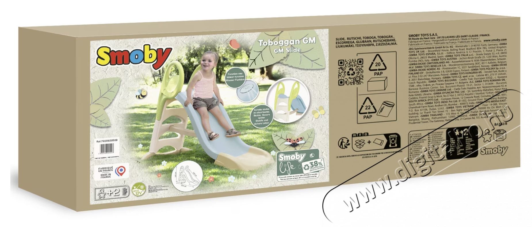 Smoby cs&uacute;szda gyerekeknek, GM Slide H&aacute;ztart&aacute;s / Otthon / K&uuml;lt&eacute;r - J&aacute;t&eacute;k / Sport - Szabadt&eacute;ri j&aacute;t&eacute;k - 535732