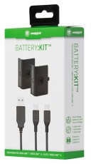 SNAKEBYTE XBOX ONE BATTERY:KIT 2db fekete akkumulátor Akkuk és töltők - Li-ion akkumulátor és töltő (utángyártott) - Akku - 389438