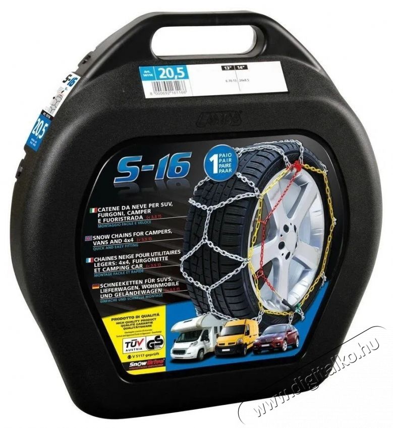 Snowdrive h&oacute;l&aacute;nc S-16 VAN   SUV Gr.25,5 Aut&oacute;hifi / Aut&oacute; felszerel&eacute;s - Aut&oacute;s / aut&oacute;hifi kieg&eacute;sz&iacute;tő - Egy&eacute;b aut&oacute;s kieg&eacute;sz&iacute;tő - 532213