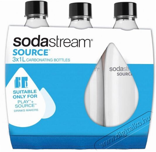Sodastream Source Play palack - fekete Konyhai termékek - Sodastream szódagép - Sodastream palack - 281272