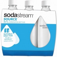 Sodastream Source Play palack (3x1l) - fehér Konyhai termékek - Sodastream szódagép - Sodastream palack - 281271