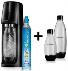 Sodastream Spirit Megapack - fekete Konyhai termékek - Sodastream szódagép - Sodastream szódagép szett - 363845