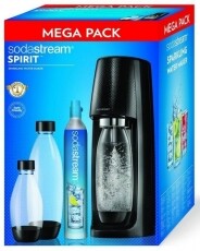 Sodastream Spirit Megapack - fekete Konyhai termékek - Sodastream szódagép - Sodastream szódagép szett - 363845