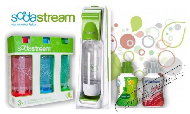 Sodastream Színes családi csomag - zöld Konyhai termékek - Sodastream szódagép - Sodastream szódagép szett - 288067