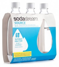 Sodastream Source Play palack (3x1l) - fehér Konyhai termékek - Sodastream szódagép - Sodastream palack - 281271