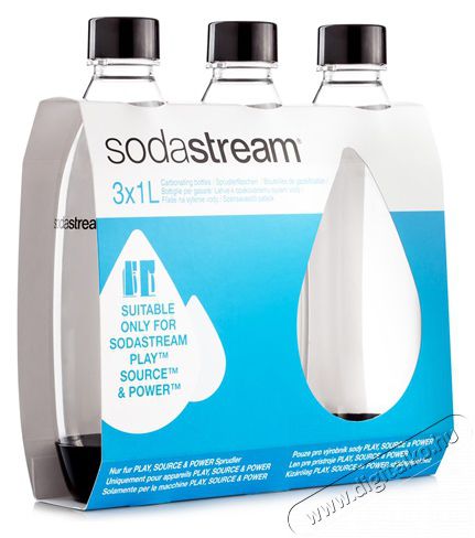 Sodastream Source Play palack - fekete Konyhai termékek - Sodastream szódagép - Sodastream palack