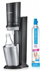 Sodastream Crystal 2.0 Titan + 0,6L üveg + CO2 patron Konyhai termékek - Sodastream szódagép - Sodastream szódagép szett - 372938