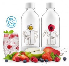 Sodastream BO DUO JET 2x1L palack - virágos Konyhai termékek - Sodastream szódagép - Sodastream palack - 376450