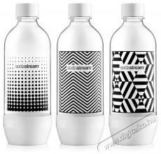 Sodastream 42002132 Trio Jet fekete-fehér palack 3x1L Konyhai termékek - Sodastream szódagép - Sodastream palack - 335980
