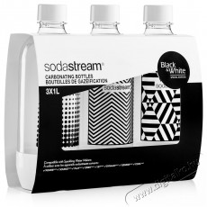 Sodastream 42002132 Trio Jet fekete-fehér palack 3x1L Konyhai termékek - Sodastream szódagép - Sodastream palack - 335980