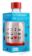 Sodastream BO Szmájli palack 0,5 l - piros Konyhai termékek - Sodastream szódagép - Sodastream palack - 380410