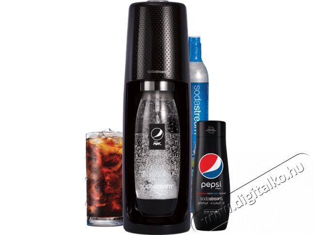 Sodastream Spirit Black Pepsi MAX Megapack Szódagép, limitált széria Konyhai termékek - Sodastream szódagép - Sodastream szódagép szett - 400785