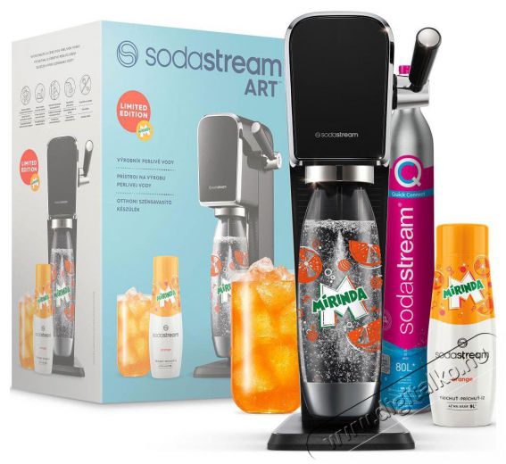 Sodastream ART Black MIRINDA Mpack Konyhai termékek - Sodastream szódagép - Sodastream szódagép szett - 526106