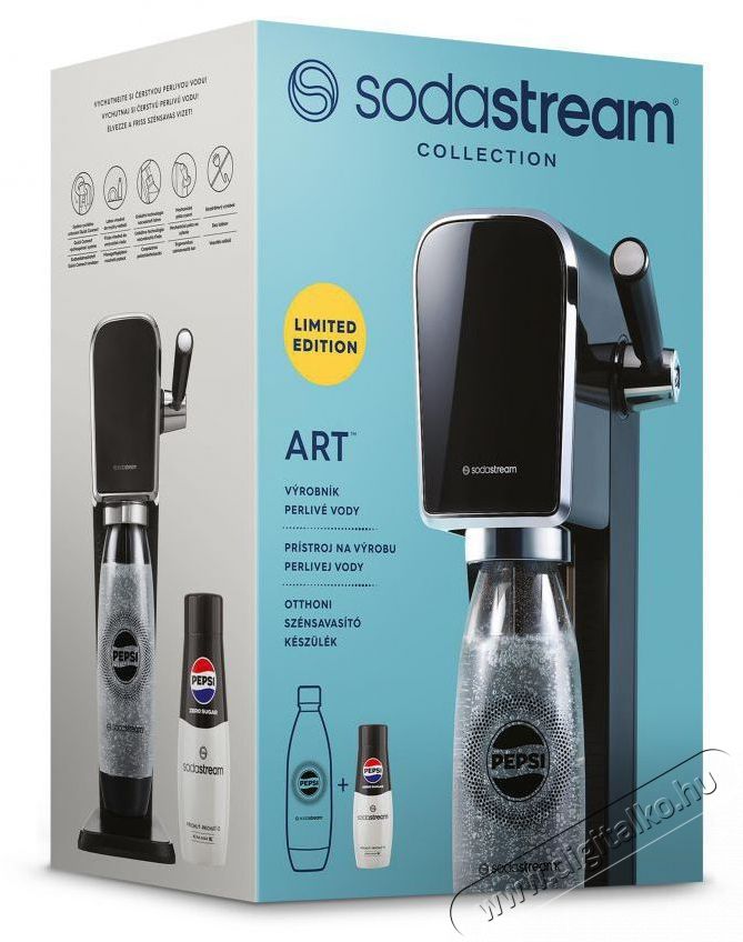 Sodastream SM ART Black Pepsi Zero Megapack sz&oacute;dag&eacute;p szett Konyhai term&eacute;kek - Sodastream sz&oacute;dag&eacute;p - Sodastream sz&oacute;dag&eacute;p szett - 531070