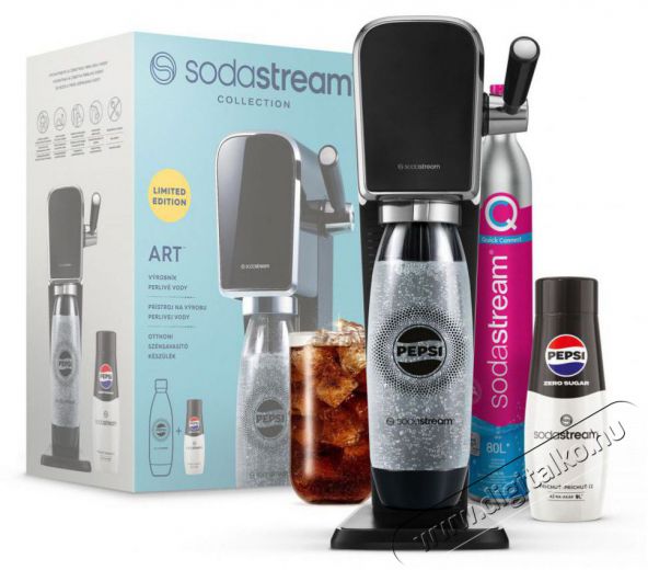 Sodastream SM ART Black Pepsi Zero Megapack sz&oacute;dag&eacute;p szett Konyhai term&eacute;kek - Sodastream sz&oacute;dag&eacute;p - Sodastream sz&oacute;dag&eacute;p szett - 531070