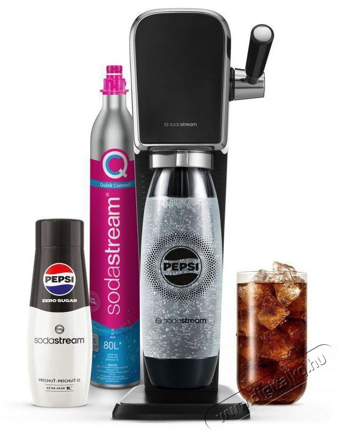 Sodastream SM ART Black Pepsi Zero Megapack sz&oacute;dag&eacute;p szett Konyhai term&eacute;kek - Sodastream sz&oacute;dag&eacute;p - Sodastream sz&oacute;dag&eacute;p szett - 531070