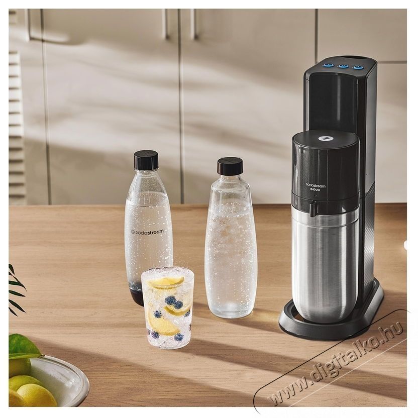 Sodastream SM E-DUO Black sz&eacute;nsavas&iacute;t&oacute; Konyhai term&eacute;kek - Sodastream sz&oacute;dag&eacute;p - Sodastream sz&oacute;dag&eacute;p - 531083