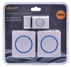 Solight  2x vezeték nélküli csengő, aljzathoz, 120m, fehér Háztartás / Otthon / Kültér - Lakásfelszerelés - Csengő - 519756