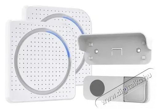 Solight  2x vezet&eacute;k n&eacute;lk&uuml;li csengő, dugaljba, 200 m, feh&eacute;r, learning code H&aacute;ztart&aacute;s / Otthon / K&uuml;lt&eacute;r - Lak&aacute;sfelszerel&eacute;s - Csengő - 519757