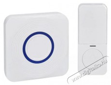 Solight  vezeték nélküli csengő, elemes + USB, 200 m, fehér, learning code Háztartás / Otthon / Kültér - Lakásfelszerelés - Csengő - 519764