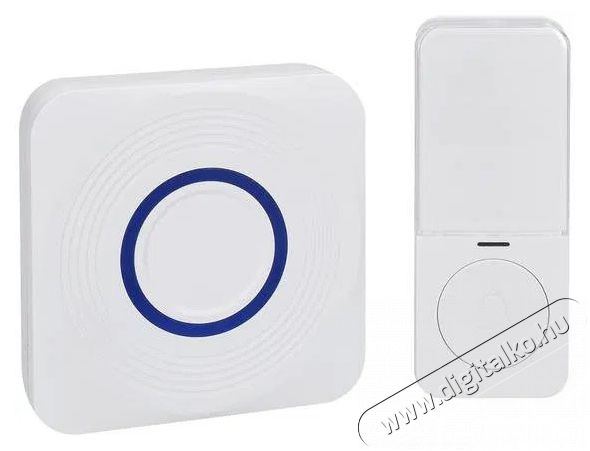 Solight  vezeték nélküli csengő, elemes + USB, 200 m, fehér, learning code Háztartás / Otthon / Kültér - Lakásfelszerelés - Csengő - 519764
