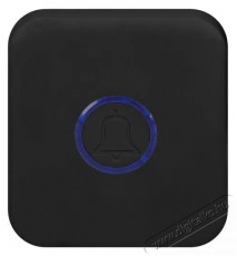 Solight  vezeték nélküli csengő, elemmentes, hálózati, 150 m, fekete, tanulókódos Háztartás / Otthon / Kültér - Lakásfelszerelés - Csengő - 519766