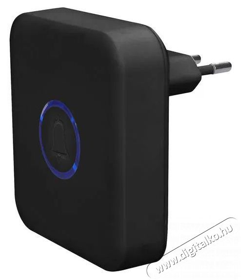 Solight  vezet&eacute;k n&eacute;lk&uuml;li csengő, elemmentes, h&aacute;l&oacute;zati, 150 m, fekete, tanul&oacute;k&oacute;dos H&aacute;ztart&aacute;s / Otthon / K&uuml;lt&eacute;r - Lak&aacute;sfelszerel&eacute;s - Csengő - 519766