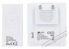 Solight  Vezeték nélküli elemes csengő, 120m Háztartás / Otthon / Kültér - Lakásfelszerelés - Csengő - 519768