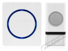 Solight  Vezeték nélküli elemes csengő, 120m Háztartás / Otthon / Kültér - Lakásfelszerelés - Csengő - 519768