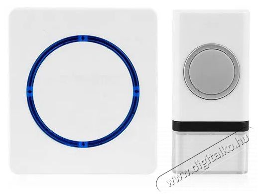 Solight  Vezeték nélküli elemes csengő, 120m Háztartás / Otthon / Kültér - Lakásfelszerelés - Csengő - 519768