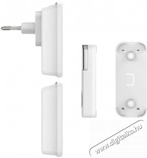 Solight  vezeték nélküli, fehér, learning code, 2× vevőegységgel (hálózati aljzatba, elemes) Háztartás / Otthon / Kültér - Lakásfelszerelés - Csengő - 519774