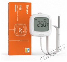 SONOFF IP65 Zigbee LCD Smart Thermometer (Probe Version) SNZB-02LD Háztartás / Otthon / Kültér - Lakásfelszerelés - Hőmérő / barométer - 519776
