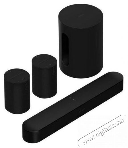 Sonos BEAM fekete + Sub Mini + 2x Era 100 Audio-Video / Hifi / Multim&eacute;dia - H&aacute;zimozi - &Ouml;ssze&aacute;ll&iacute;tott h&aacute;zimozi szett - 530451