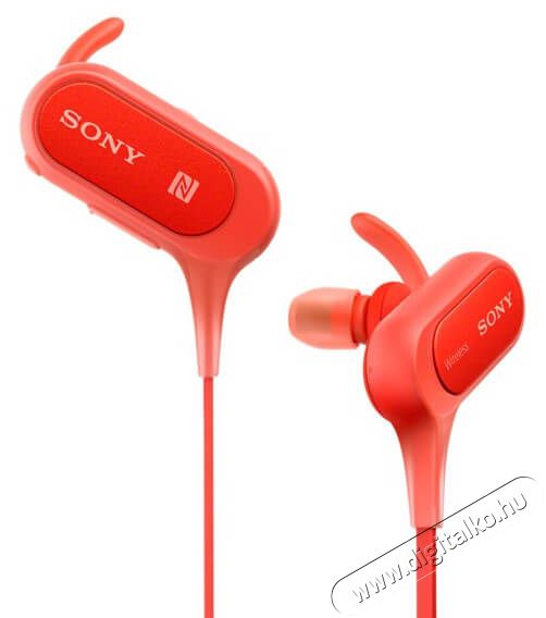 SONY MDR-XB50BSR Bluetooth sport fülhallgató - piros Audio-Video / Hifi / Multimédia - Fül és Fejhallgatók - Fülhallgató - 313031