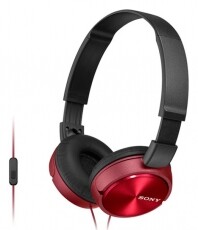 SONY MDR-ZX310APR mikrofonos fejhallgató - piros Audio-Video / Hifi / Multimédia - Fül és Fejhallgatók - Fejhallgató mikrofonnal / headset - 297301